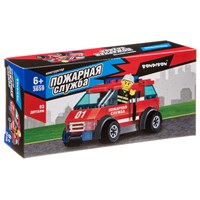 Конструктор Bondibon Пожарная Служба 3659, Машина 83 детали (арт. ВВ3659) 812547827