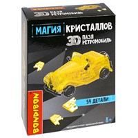 Пазл 3D МАГИЯ КРИСТАЛЛОВ «РЕТРОМОБИЛЬ», 54 детали, Bondibon (арт. ВВ5237) 115005325