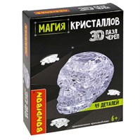 Пазл 3D МАГИЯ КРИСТАЛЛОВ «ЧЕРЕП», 49 деталей, Bondibon (арт. ВВ5230) 238992024