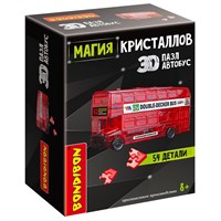 Пазл 3D МАГИЯ КРИСТАЛЛОВ «АВТОБУС», 54 детали, Bondibon (арт. ВВ5238) 1271390168