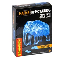 Пазл 3D МАГИЯ КРИСТАЛЛОВ «СЛОН», 41 деталь, Bondibon (арт. ВВ5234) 1180970366