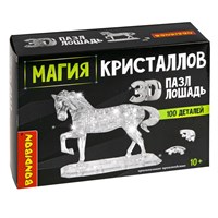 Пазл 3D МАГИЯ КРИСТАЛЛОВ «ЛОШАДЬ», 100 деталей, Bondibon (арт. ВВ5225) 183118249