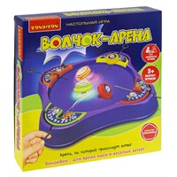 Настольная развлекательная игра "ВОЛЧОК-АРЕНА" набор из 4 волчков со световыми эффектами, для компании игроков, Bondibon (арт. ВВ6340) 1372609786
