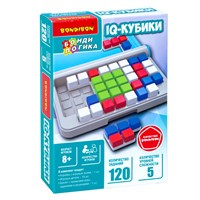 Настольная логическая игра "IQ-КУБИКИ", карманная головоломка, БондиЛогика Bondibon (арт. ВВ5955) 1721056163