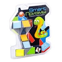 Логическая игра головоломка "ЗМЕЙКА" 24 сегмента, разноцветная, Умные / Smart Призмы Bondibon (арт. ВВ5881) 1315295314
