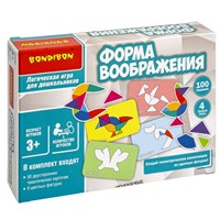 Настольная обучающая игра "ФОРМА ВООБРАЖЕНИЯ" 100 заданий БондиЛогика Bondibon (арт. ВВ4886) 1173815781