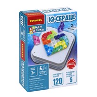 Настольная логическая игра-головоломка "IQ-СЕРДЦЕ" БондиЛогика Bondibon (арт. ВВ5834) 2034316899