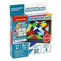 Настольная логическая игра "АРАБЕСКА-ПАЗЛ" Бондилогика Bondibon (арт. ВВ6518) 997065418