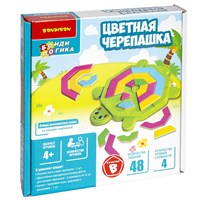 Настольная логическая игра-головоломка "ЦВЕТНАЯ ЧЕРЕПАШКА" БондиЛогика Bondibon (арт. ВВ5082) 1496431855