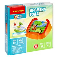Настольная логическая игра-головоломка "ВРЕМЕНА ГОДА" БондиЛогика Bondibon (арт. ВВ5079) 1407552335