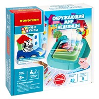 Настольная логическая игра "ОКРУЖАЮЩИЙ МИР. НЕЛЕПИЦЫ" БондиЛогика Bondibon (арт. ВВ5085) 1909571320