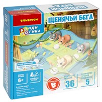 Настольная логическая игра "ЩЕНЯЧЬИ БЕГА" БондиЛогика Bondibon (арт. ВВ5565) 1984981884