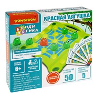 Настольная логическая игра-головоломка "КРАСНАЯ ЛЯГУШКА" БондиЛогика Bondibon (арт. ВВ6333) 1053527341