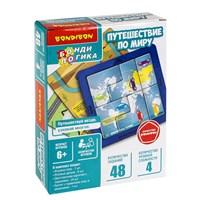 Настольная логическая игра-головоломка "ПУТЕШЕСТВИЕ ПО МИРУ" БондиЛогика Bondibon (арт. ВВ6335) 930772915
