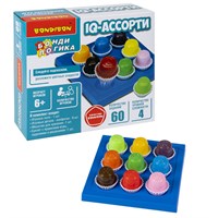 Игра настольная логическая "IQ-АССОРТИ", круглые конфеты, компактная головоломка, БондиЛогика Bondibon (арт. ВВ6334-А) 343247749