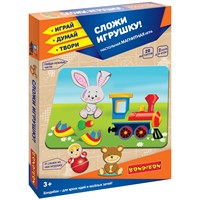 Магнитная игра "СЛОЖИ ИГРУШКУ!" 28 магнитов, 2 игровых поля Играй Думай Твори Bondibon (арт. ВВ5189) 179749622