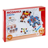 Мозаика-пазл "РОБОТЫ" 3 в 1, 420 деталей Bondibon (арт. ВВ3030) 391193741