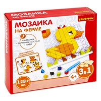 Мозаика-пазл Bondibon "На ферме" 128 дет. (арт. ВВ3026) 1042038731