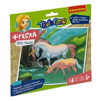 Набор для творчества Bondibon "Фреска с блестками Единороги" (арт. ВВ3473) 539463739
