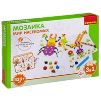 Мозаика-пазл Bondibon "Мир насекомых" 420 дет. (арт. ВВ3031) 1049218003