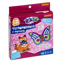 Набор для творчества ТЕРМОМОЗАИКА "БАБОЧКА И КОШКА" 400 бусин, формы Творчество с Луки Bondibon (арт. ВВ5043) 1018072791