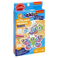 Набор для творчества АЛМАЗНАЯ МОЗАИКА "БАБОЧКА И ПТИЧКА" наклейки на окно с присосками, Творчество с Луки Bondibon (арт. ВВ5620) 1682163058