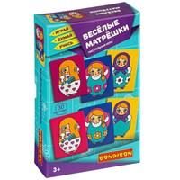 Настольная игра "ВЕСЁЛЫЕ МАТРЁШКИ" 3 уровня сложности Играй Думай Учись Bondibon (арт. ВВ3913) 827450637