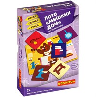 Настольная игра ЛОТО "МИШКИН ДОМ" Играй Думай Учись Bondibon (арт. ВВ3900) 1796279011