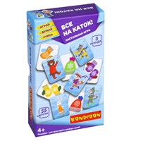 Настольная игра "ВСЕ НА КАТОК!" 3 раунда Играй Думай Учись Bondibon (арт. ВВ5388) 1031702212