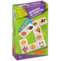 Настольная игра ДОМИНО "5 ЧУВСТВ" на ассоциации Играй Думай Учись Bondibon (арт. ВВ4876) 1629927122