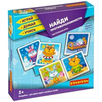 Настольная игра "НАЙДИ ПРОТИВОПОЛОЖНОСТИ" Играй Думай Учись Bondibon (арт. ВВ3911) 989201436