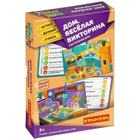 Настольная игра "ДОМ. ВЕСЁЛАЯ ВИКТОРИНА " 3 уровня сложности Играй Думай Учись Bondibon (арт. ВВ3916) 269699779