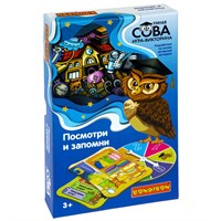 Игра-викторина «ПОСМОТРИ И ЗАПОМНИ» Умная Сова Bondibon (арт. ВВ4004) 384087632