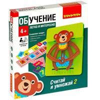 Настольная обучающая игра «СЧИТАЙ И УМНОЖАЙ 2» МИШКА Bondibon (арт. ВВ4833) 490707197