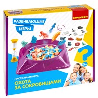 Развивающая настольная игра "ОХОТА ЗА СОКРОВИЩАМИ" Bondibon (арт. ВВ5369) 14596097