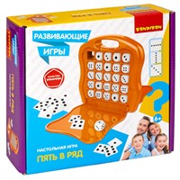 Развивающая настольная игра "ПЯТЬ В РЯД" Bondibon (арт. ВВ5668) 11823531