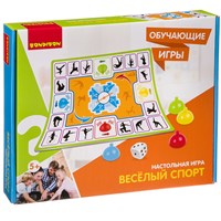 Обучающая настольная игра "ВЕСЕЛЫЙ СПОРТ" Bondibon (арт. ВВ3326) 25830130