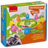 Обучающая настольная игра "ГОЛОДНЫЕ ЦЫПЛЯТА" Bondibon (арт. ВВ3459) 43747413