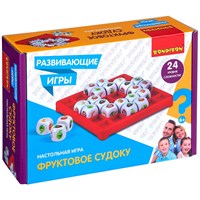 Развивающая настольная игра "ФРУКТОВОЕ СУДОКУ" Bondibon (арт. ВВ4513) 782237876