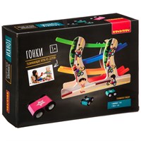 Развивающая игра из дерева Bondibon «ГОНКИ» (арт. ВВ4188) 1091952368
