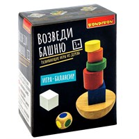 Настольная игра БАЛАНСИР «ВОЗВЕДИ БАШНЮ» Развивающие игры из дерева Bondibon (арт. ВВ4858) 563689946