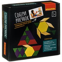 Развивающая деревянная игра Bondibon «Собери рисунок» (арт. ВВ4186) 1723021678