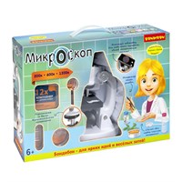 Микроскоп 200-1200X, с светофильтрами, подсветкой, подставкой для камеры, Технический прогресс Науки с Буки Bondibon (арт. ВВ5656) 247736449