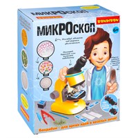Микроскоп 40-800X для 2D и 3D объектов с поворотным окуляром и подсветкой Французские опыты Науки с Буки Bondibon (арт. ВВ5287) 2117720103