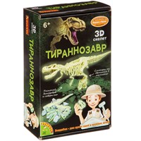 Набор палеонтолога "ТИРАННОЗАВР", конструктор скелет, светится в темноте, Исторические раскопки Науки с Буки Bondibon (арт. ВВ4206) 1465599937