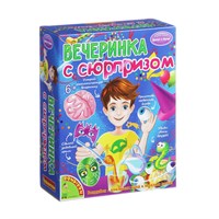 Набор для опытов Bondibon "Вечеринка с сюрпризом" Французские опыты Науки с Буки (арт. ВВ1550) 102455827