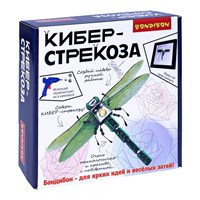 Набор для творчества КАРТИНА "КИБЕР-СТРЕКОЗА", с подсветкой, клеевым пистодетом и элементами электроники, Bondibon (арт. ВВ5917) 1386800864