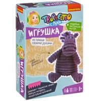 Набор для творчества Bondibon "Игрушка из плюша Бегемот" (арт. ВВ3107) 2129414137