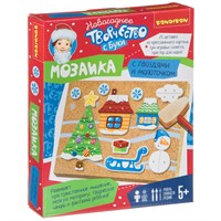 Набор для творчества Bondibon "Мозаика с гвоздями и молоточком новогодняя" (арт. ВВ4634) 219377988