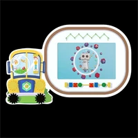 Интерактивная панель с бизибордом Service.Interactive "Машинка" 742969457
